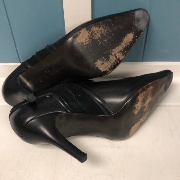 Cole Haan women’s size 8 B leather booties heels - Picture 6 of 6